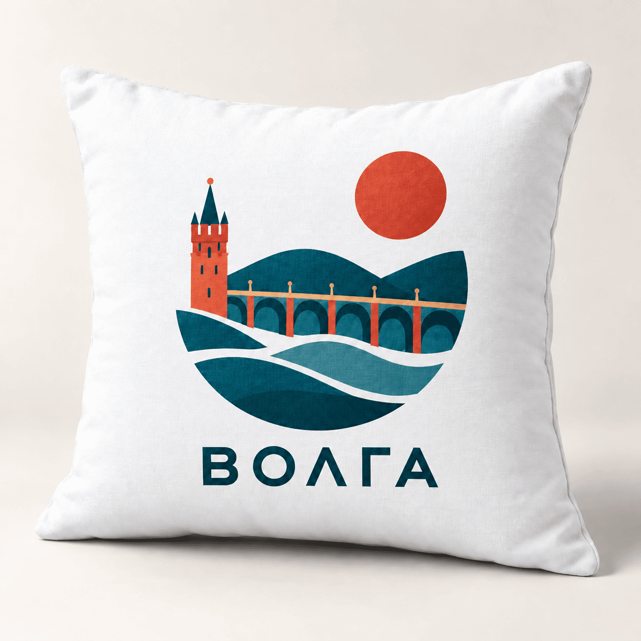 Интерьерная подушка 40×40 см