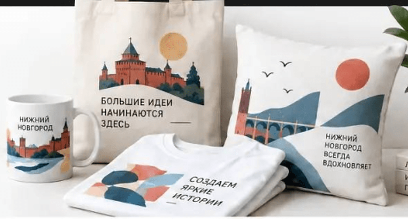 Печать мерча и сувениров в Нижнем Новгороде