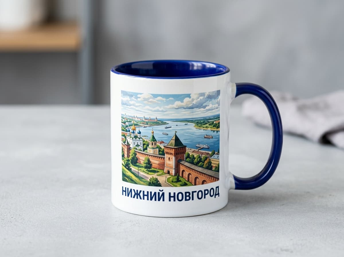 Корпоративный тираж: 45 кружек + шопперы